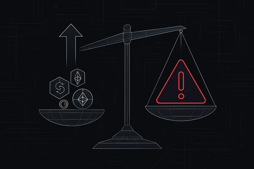 Bitcoin ve pop&uuml;ler altcoinlerin bir arada g&ouml;sterildiği bağlantılı şema.