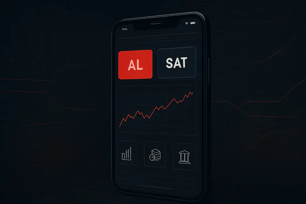 CEX platformlarının kullanıcı dostu ana işlem ekranı.