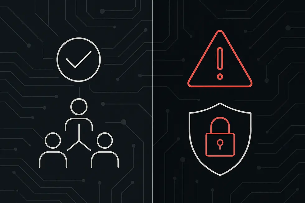 DAO&rsquo;nun merkeziyetsiz yapısını g&ouml;steren bir şematik diyagram.