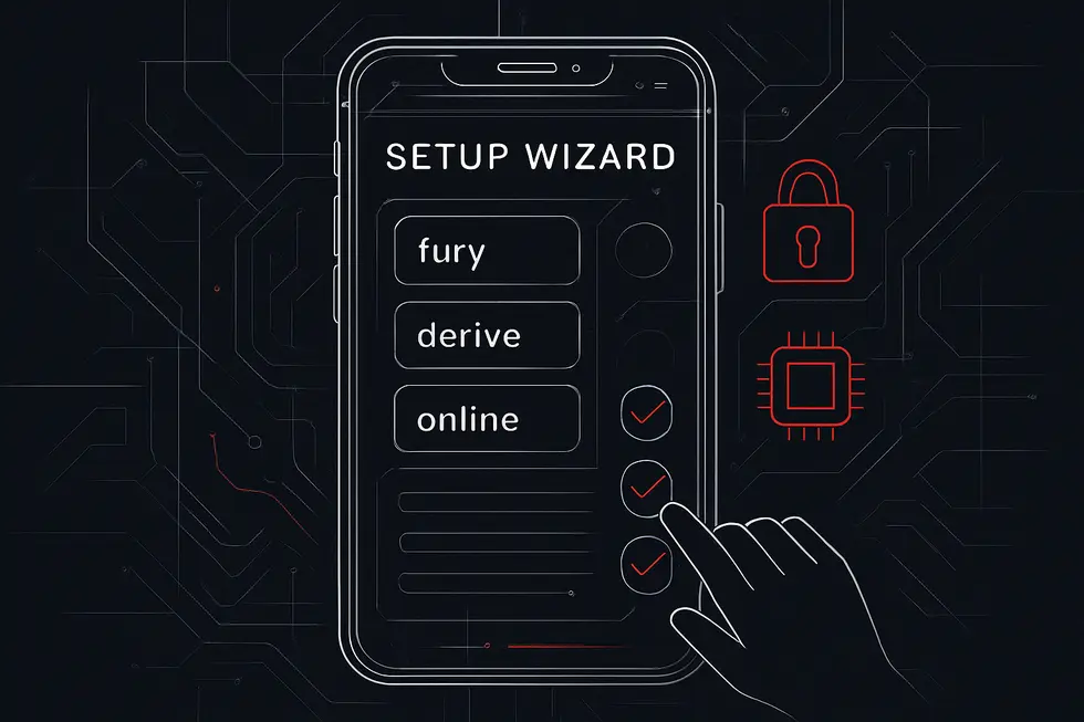 Bir kripto cüzdan arayüzü ve dijital varlık simgeleri.
