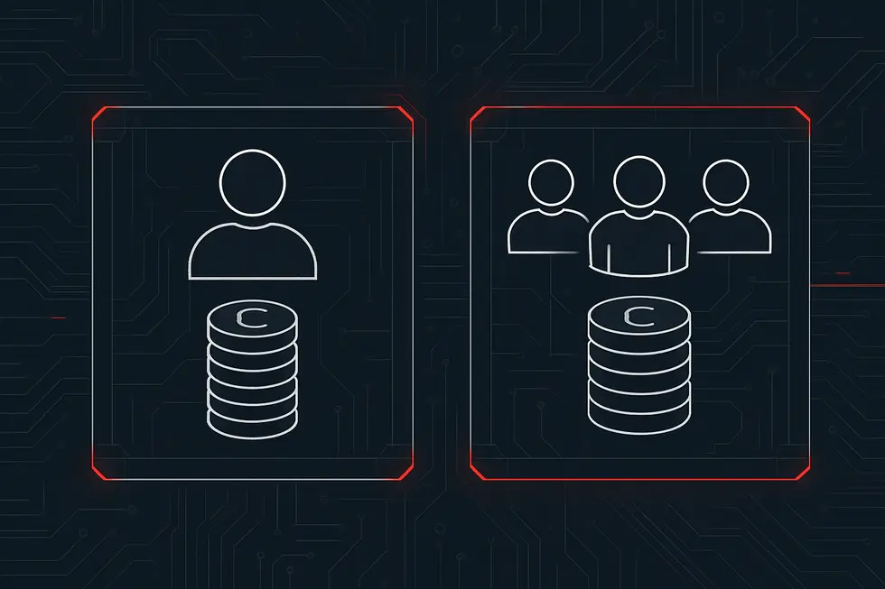 Staking işlemini simgeleyen minimal blokzincir ağı g&ouml;rseli.